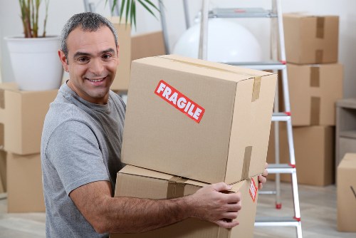 Commercial moving team planning a business relocation in Hook