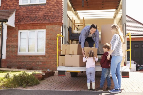 Local removal van service for home and business moves in Hook
