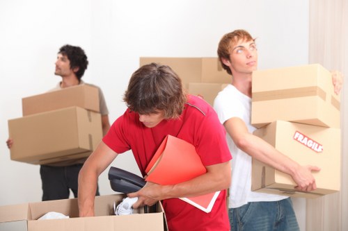Commercial office relocation support in Hook