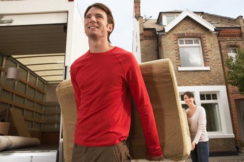 Local removals team planning a house move in Hook