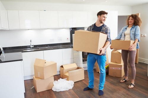 Careful furniture moving for a residential or business move in Hook