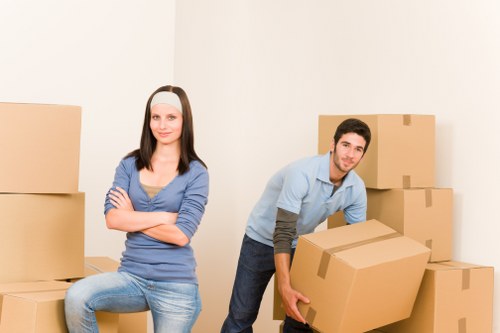 Furniture removal team assisting with household clearance in Hook