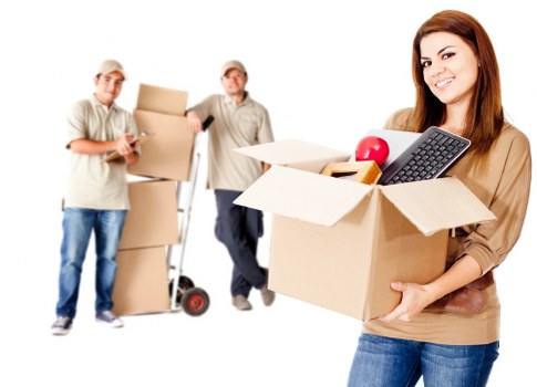Local removal van helping with furniture transport in Hook