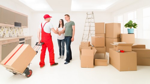 Local removal van supporting a home move near Hook