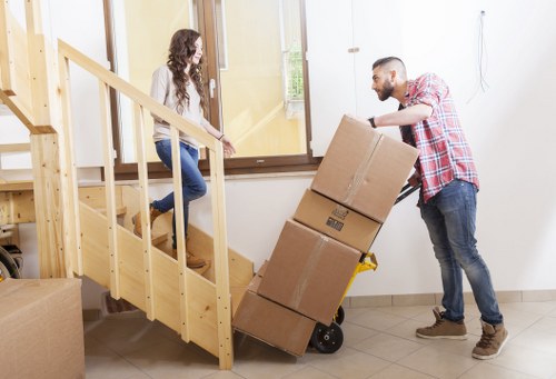 Commercial removals planning for an office move near Hook