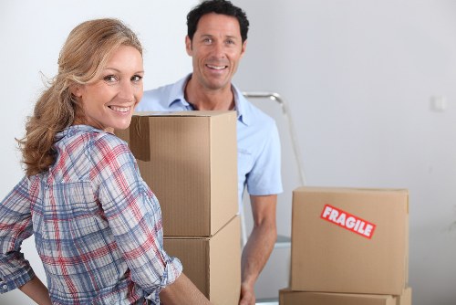 Residential move support for a home in Hook