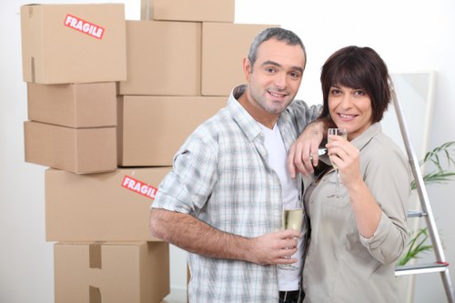 Business and residential moving support in Hook with a van service